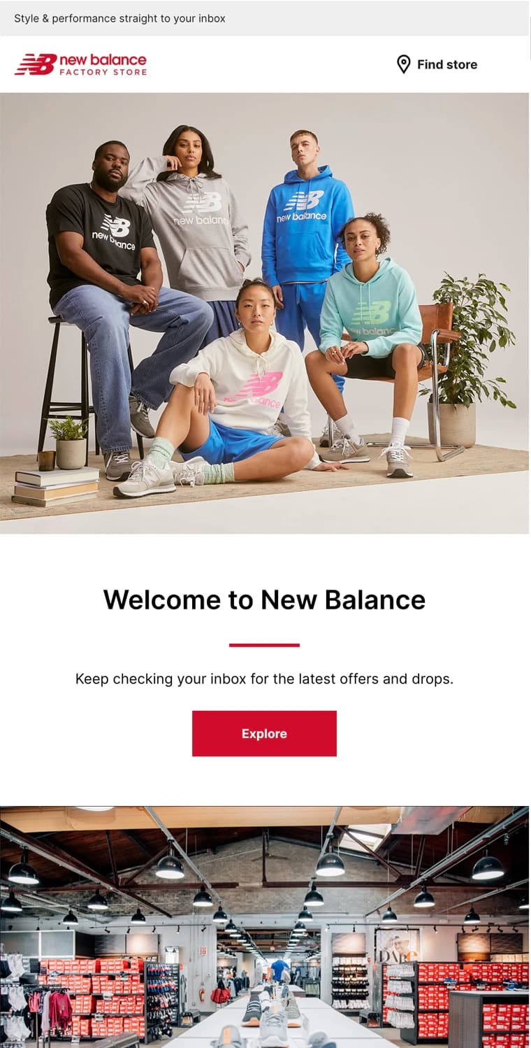 New Balance Welcome