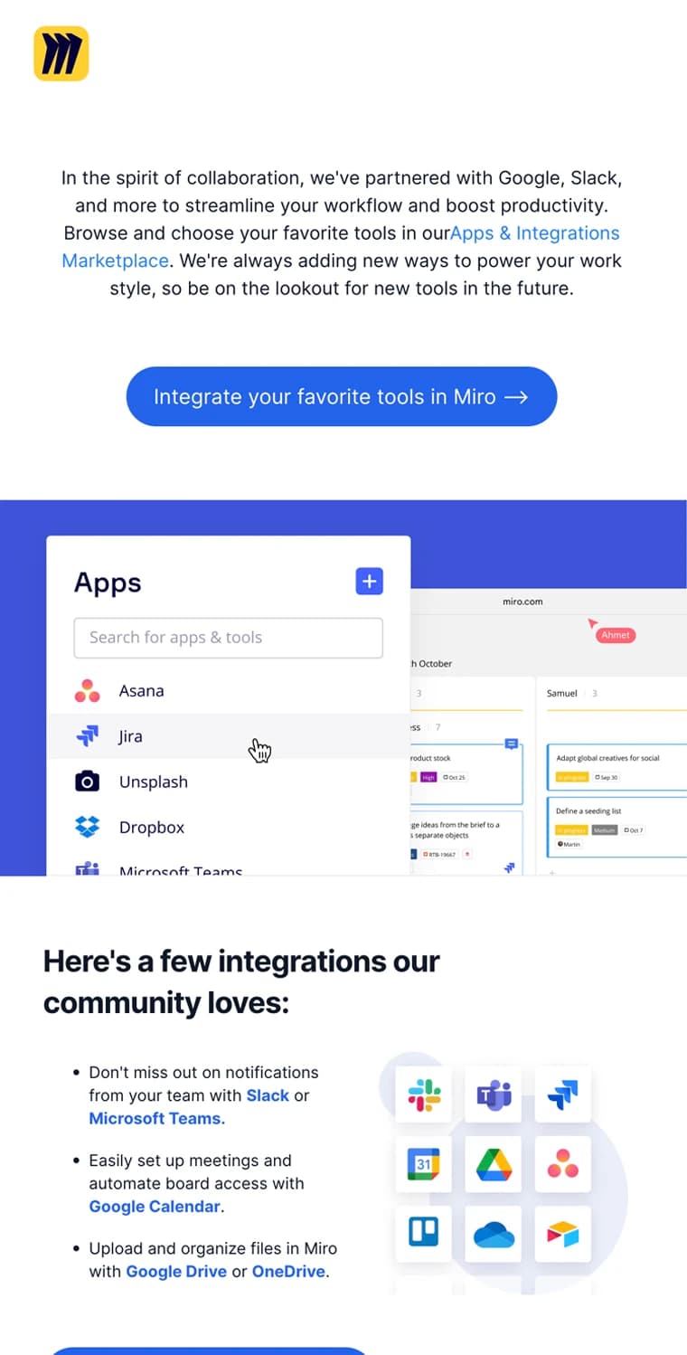 Streamline Your Workflow with Miro’s App Integrations