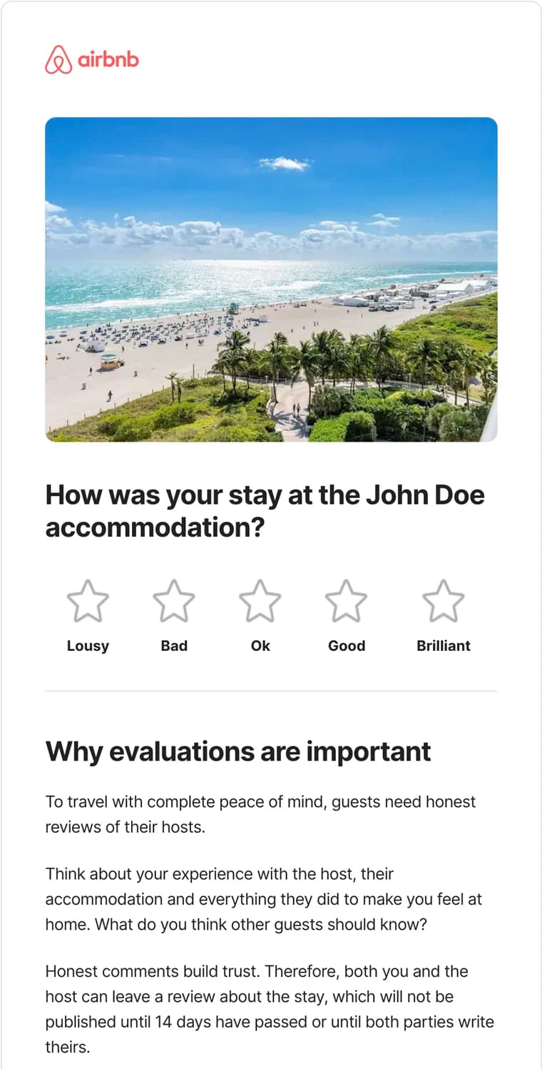 Guest Review Request and Evaluation Importance